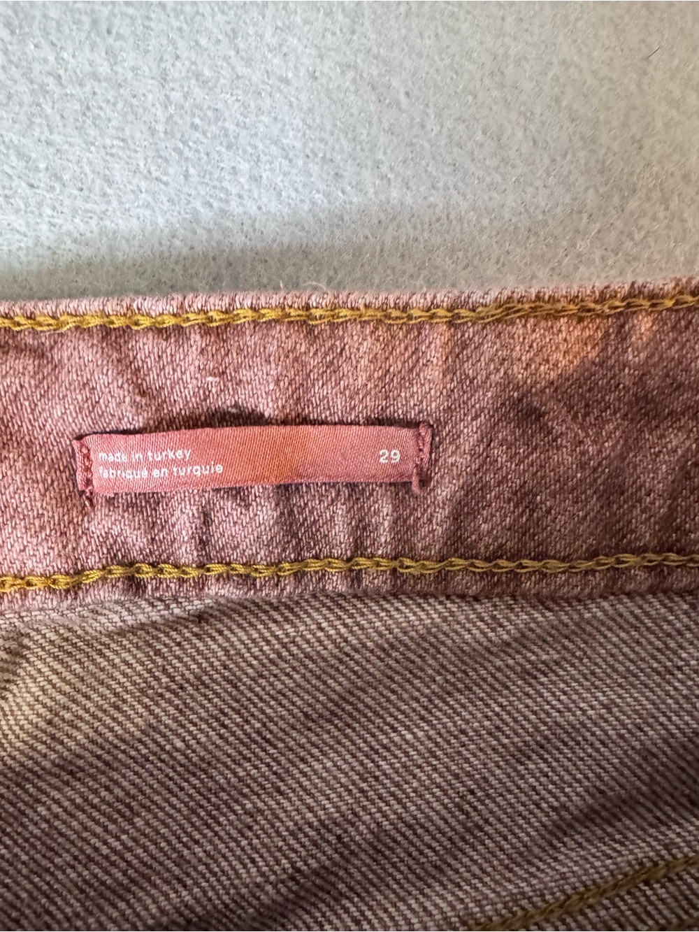 Pilcro The Vintage Straight Rust Jeans size 29 - Picture 4 of 7